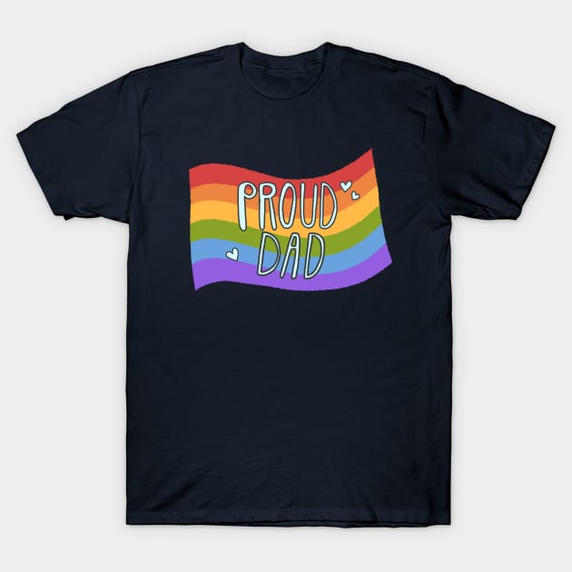 Proud Dad T-Shirt by Ollie Day Art